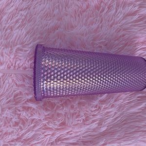 Purple iridescent tumbler cup